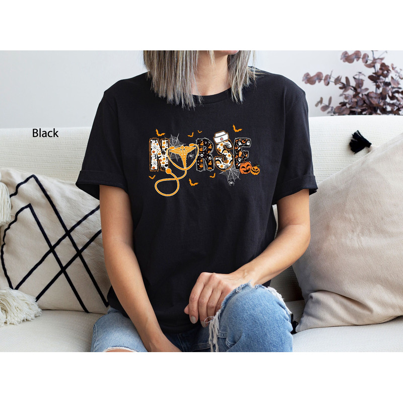 Halloween Nurse Shirt, Spooky Nurse Shirt, School Nurse Shirt, Nurse Life Shirt, Nurse Shirt, Nursing Student, Halloween Gift For Nurse.jpg