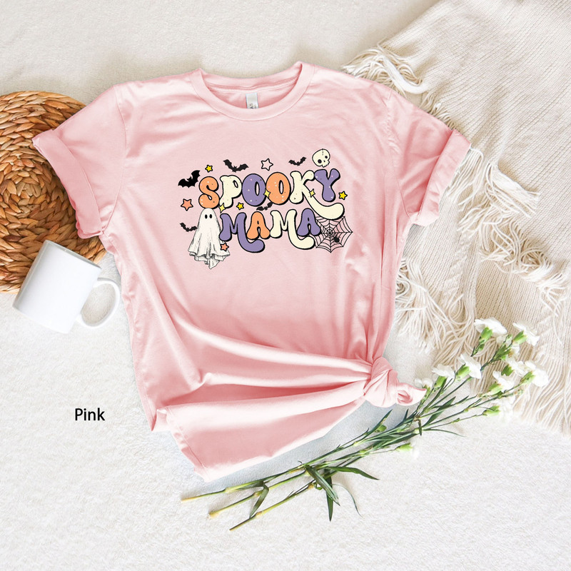 Halloween Spooky Shirt for Mom, Spooky Mama T-Shirt, Retro Halloween Shirt, Halloween Mom Shirt, Spooky Mom Tee, Funny Spooky Shirt.jpg