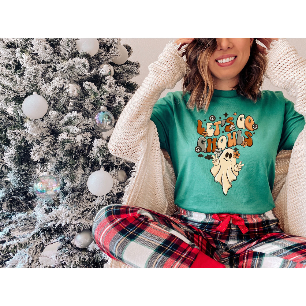 Let's Go Ghouls Shirt, Retro Ghost T-Shirt, Vintage Halloween Shirt, Vintage Ghost Sweatshirt, Retro Fall Shirt, Fall Shirt, Spooky Season.jpg