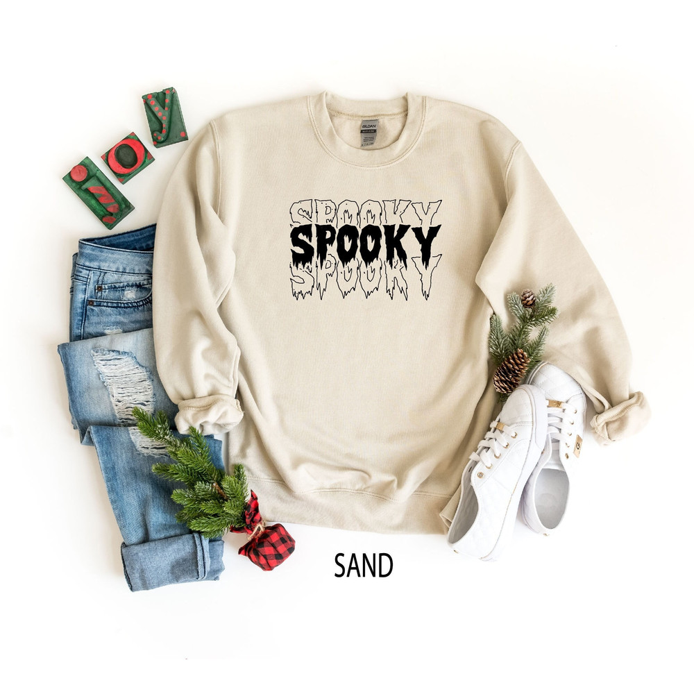 Spooky Sweatshirt, Halloween Adult Sweatshirt, Halloween Sweatshirt for Women, Women's Halloween Sweatshirt, Spooky Season Sweatshirt Shirt.jpg