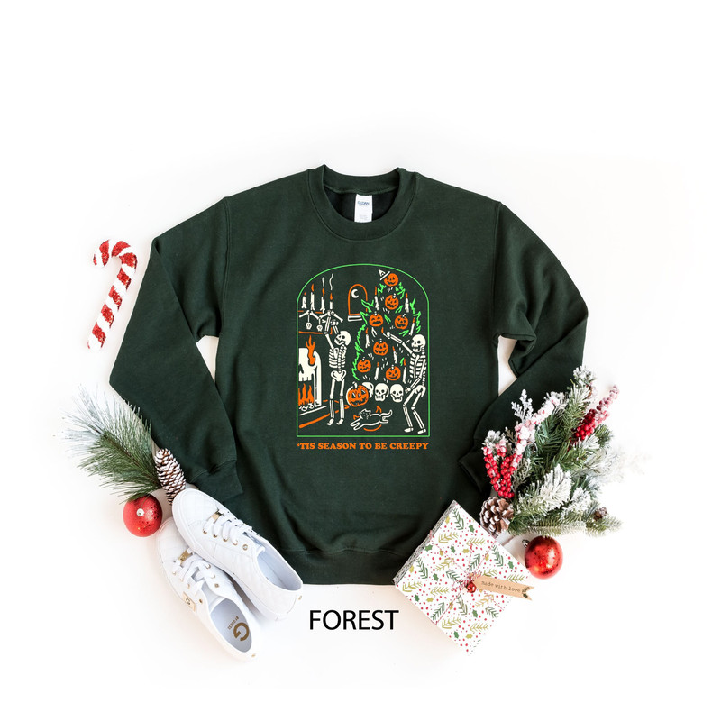 Tis the Season to be Creepy Sweatshirt, Dead Inside Halloween Sweatshirt, Black Halloween Sweatshirt, Funny Halloween Sweatshirt.jpg