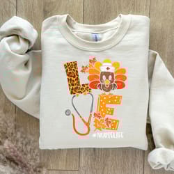 thanksgiving nurse shirt, nurse leopard turkey shirt,nurse gift,nurse shirt,thankful nurse shirt,nurse gift,funny nurse