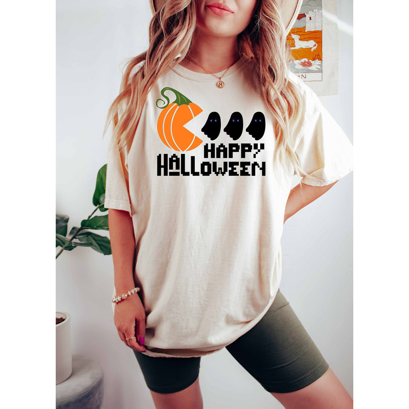 Happy Halloween Sweatshirt, Halloween Sweatshirt, Happy Halloween T-Shirt, Funny Halloween Sweatshirt, Women Halloween Shirt,Halloween Gift.jpg