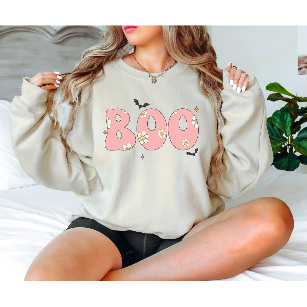 Boo Y'all Shirt, Cute Halloween Shirt, Western Retro Halloween Tee, Country Halloween TShirt, Western Halloween Shirt, Fall Season Shirts.jpg