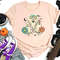 Retro Floral Ghost Shirt, Spooky Season T-shirt, Halloween Costume, Cute Halloween Shirt, Trick Or Treat, Women Halloween Tee.jpg