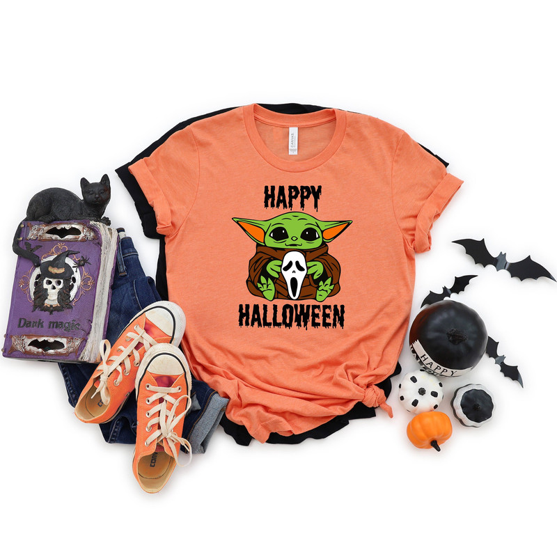 Baby Yoda Halloween Shirt, Baby Yoda Shirts, Hallowen Shirt, Disney Halloween Shirt, Disney Baby Yoda Halloween Shirt, Halloween Party Shirt.jpg