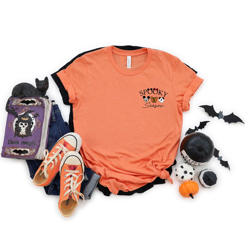 Disney Spooky Season T-shirt, Mickey Pumpkin Shirt, Halloween Gift T-shirt, Spooky Season Shirt, Disney Fall Shirt, Halloween Spooky T-shirt.jpg