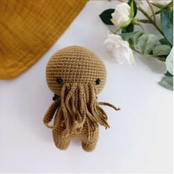 baby cthulhu, amigurumi pdf pattern toys patterns