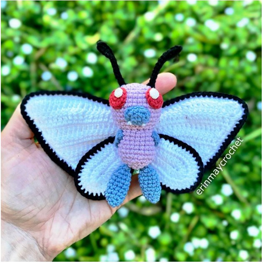 Butterfree Amigurumi Pattern Amigurumi Crochet Patterns, Crochet Pattern.jpg