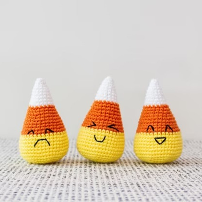 Cutest Candy Corn Amigurumi Crochet Patterns, Crochet Pattern.jpg