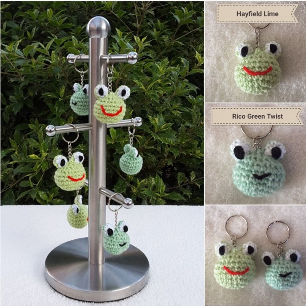 Frog Keychain Amigurumi Crochet Patterns, Crochet Pattern.jpg