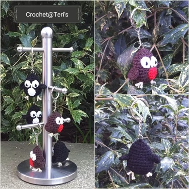 Robin Penguin Keychains Amigurumi Crochet Patterns, Crochet Pattern.jpg