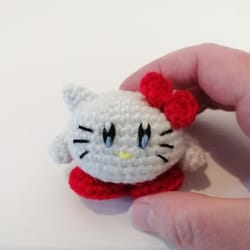 kirby hello kitty amigurumi