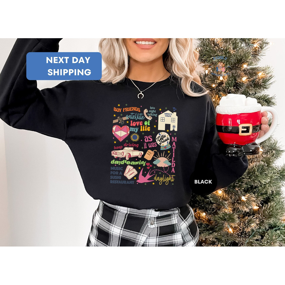 H's H Music Album Sweatshirt , HH Sweatshirt , House Sweatshirt , Rock, Pop - Funk, Synth - Pop Sweatshirt.png