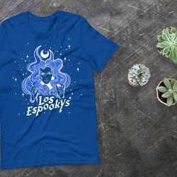 los espookys shirt - waters shadow blue spirit espooky t-shirt sizes s - 2xl