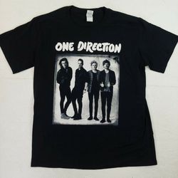 One Direction T Shirt 1D Size Large Portrait Photo T-shirt, One Direction , Band music  gift for men women unisex t-shir