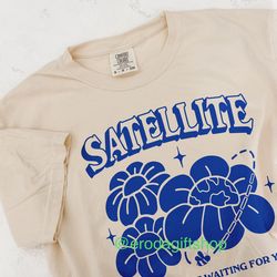 satellite t-shirt, comfort colors