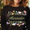 Custom Birth Month Birth Flower Sweatshirt, Personalized Flower Hoodie, Gift For Valentines Day, Mother For Gift, Flower Lover Hoodie, SA505.jpg