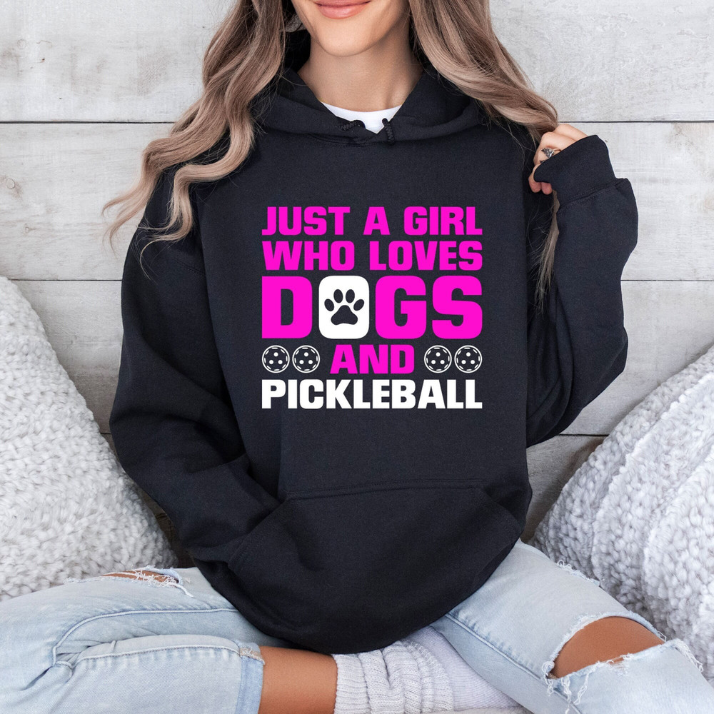 Just A Girl Who Loves Pickleball Shirt, Cute Pickleball Sweatshirt, Funny Pickleball Gift for Pickleball Lover, for Women, Gift for Her.jpg