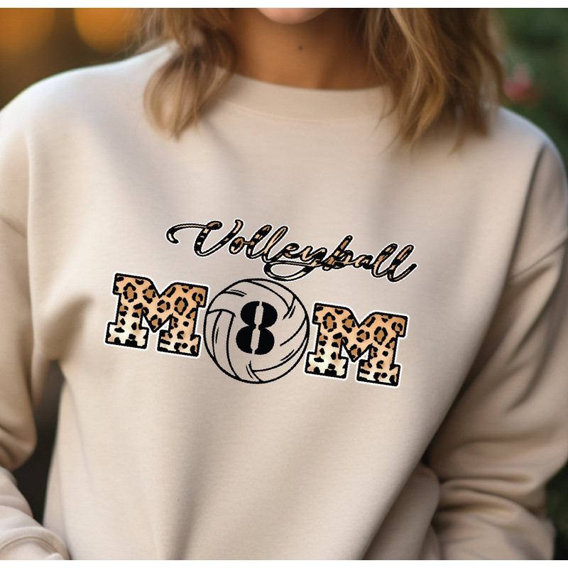 Volleyball Mom Sweatshirt, Volleyball Mom Sweater, Volletball Mama Hoodie, Mothers Day Gift For Crewneck, Game Day Sweater, SA528.jpg