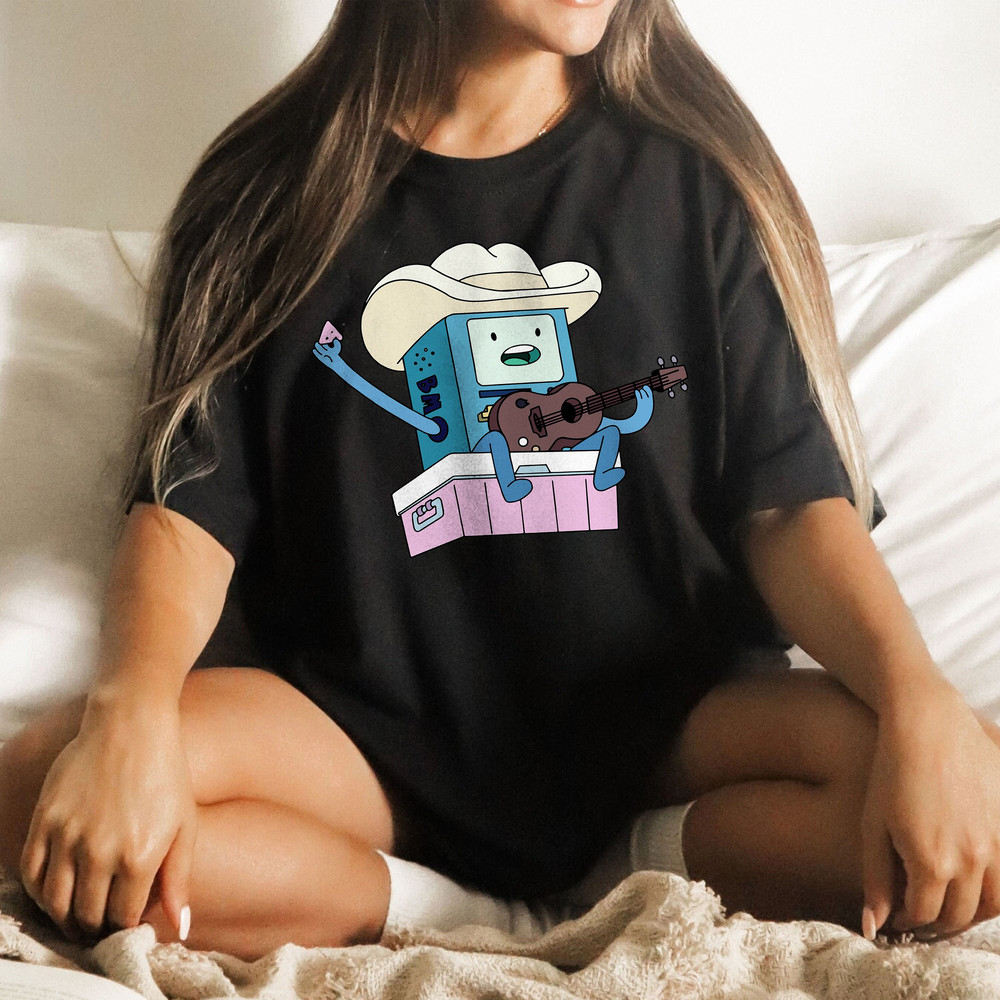 BMO Shirt, Adventure Time Shirt, Cowboy BMO Shirt.jpg