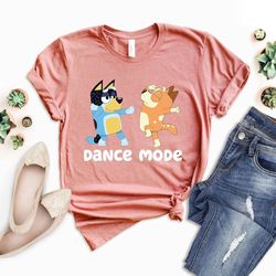 bluey dance mode shirt, dance mode shirt, funny bluey birthday shirt, kids bluey shirt, bluey birthday shirt gift