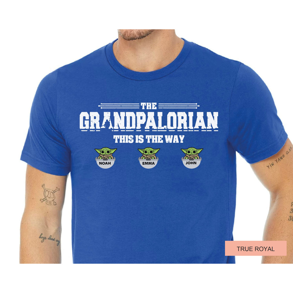 Custom Grandpalorian Shirt, with Grandkids Name, Personalized Gift for Grandpa from Grandchildren.jpg
