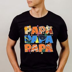 marlin finding nemo dad shirt, papa shirt, nemo marlin family shirt, finding nemo shirt, fathers day shirt gift