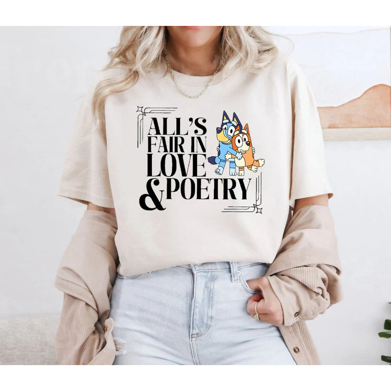 TS Bluey Singer All Fair In Love Shirt, The Tortured Poets Retro Shirt, Department Concert Shirt, Bluey TTPD T-shirt.jpg