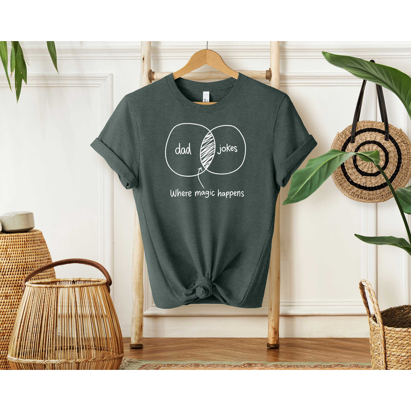 Where Magic Happens Dad Jokes Tshirt, Funny Daddy Sweatshirt, Cool Dad Tshirt, New Daddy Sweater, Dad Gift.jpg