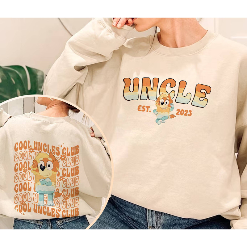 2 sides Bluey Cool Uncles club Shirt Bluey Uncle Shirt, Bluey Rad Uncle Shirt, Cool Uncle Club Shirt, Uncle Bluey.jpg
