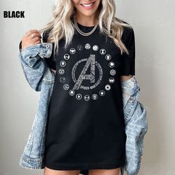 avengers team sweatshirt, marvel superhero hoodie, romanoff 1984, park