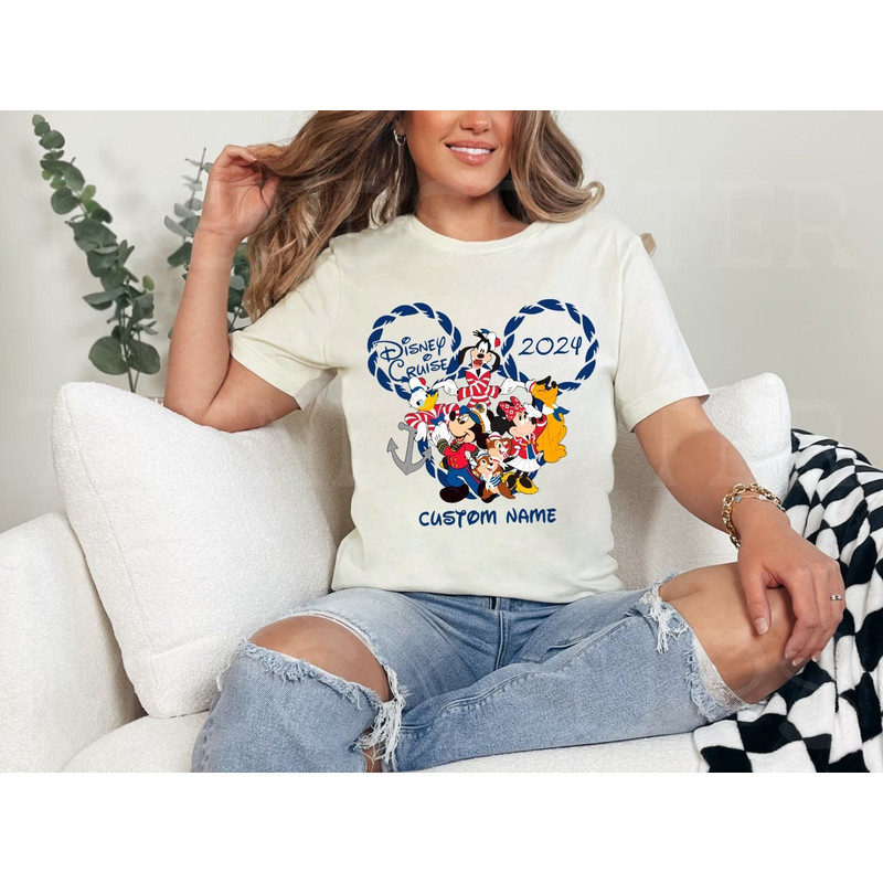 Custom Name Disneyland Matching Family Shirts, Personalized Disney Vac.jpg