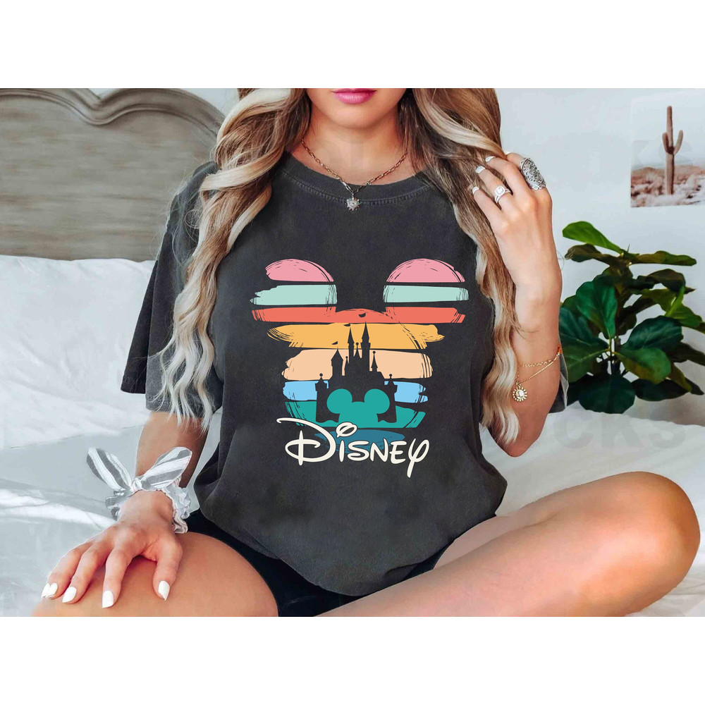 Disney Retro Rainbow Castle Shirt, Disney Castle Shirt, Disney Retro S.jpg