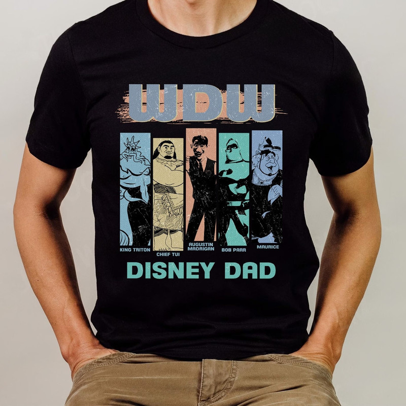 Disneyworld Dad Characters Shirt, Fathers Day Sweatshirt, Daddy Shirt, Disneyland Family Vacation, Magic Kingdom Tee.jpg