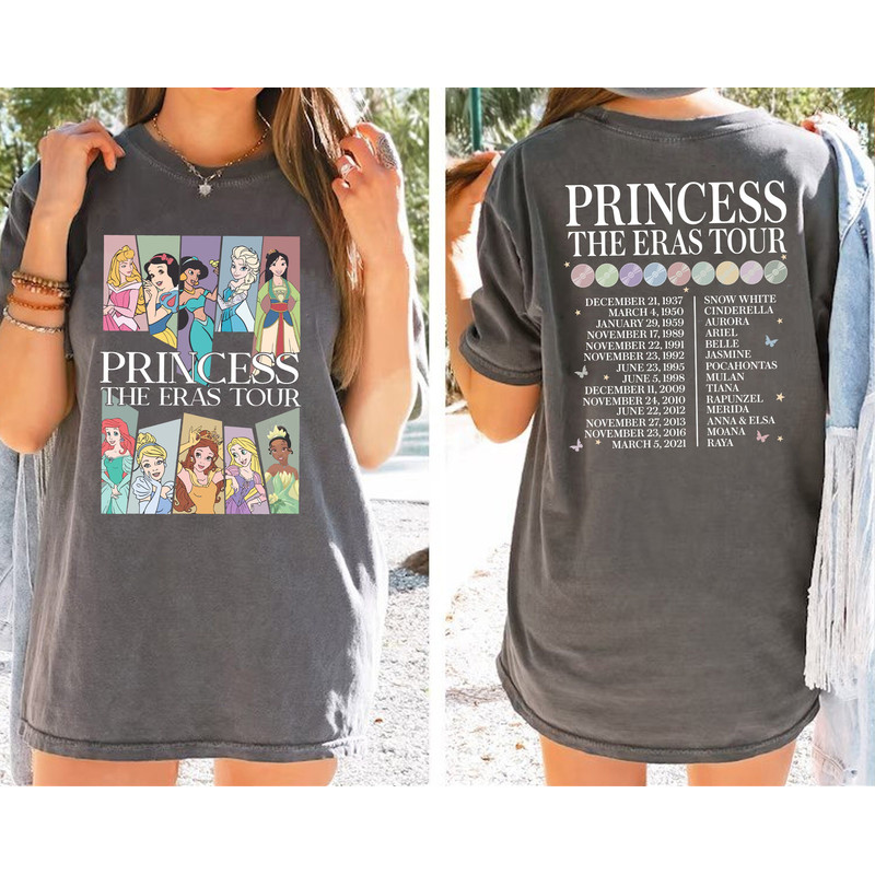 Princess The Eras Tour Comfort Colors Shirt, Disney Ear Tour Shirt, Ki.jpg