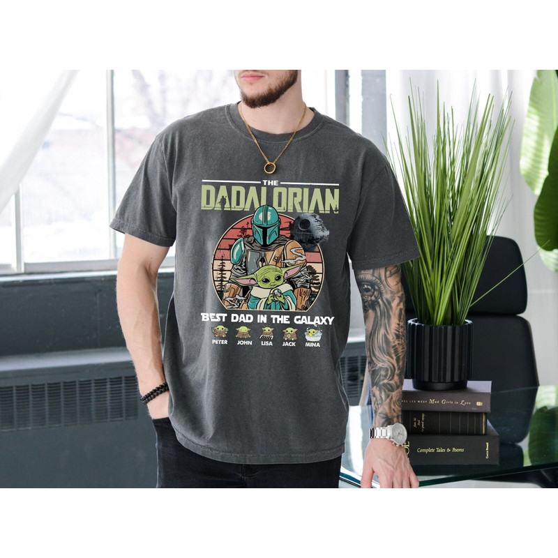 The Dadalorian Best Dad In The Galaxy Shirt, Dadalorian Matching Comfo.jpg