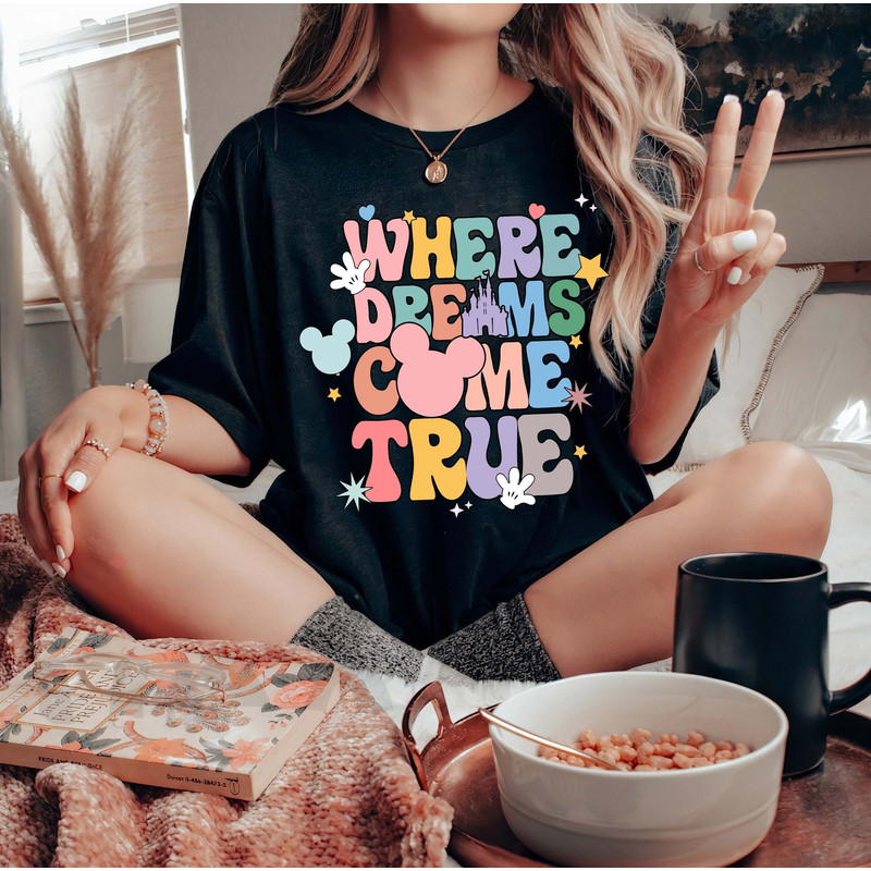 Where Dreams Come True Aesthetic Disney Shirt, Disney Aesthetic shirt, Dream Come True Shirt, Aesthetic Shirt.jpg