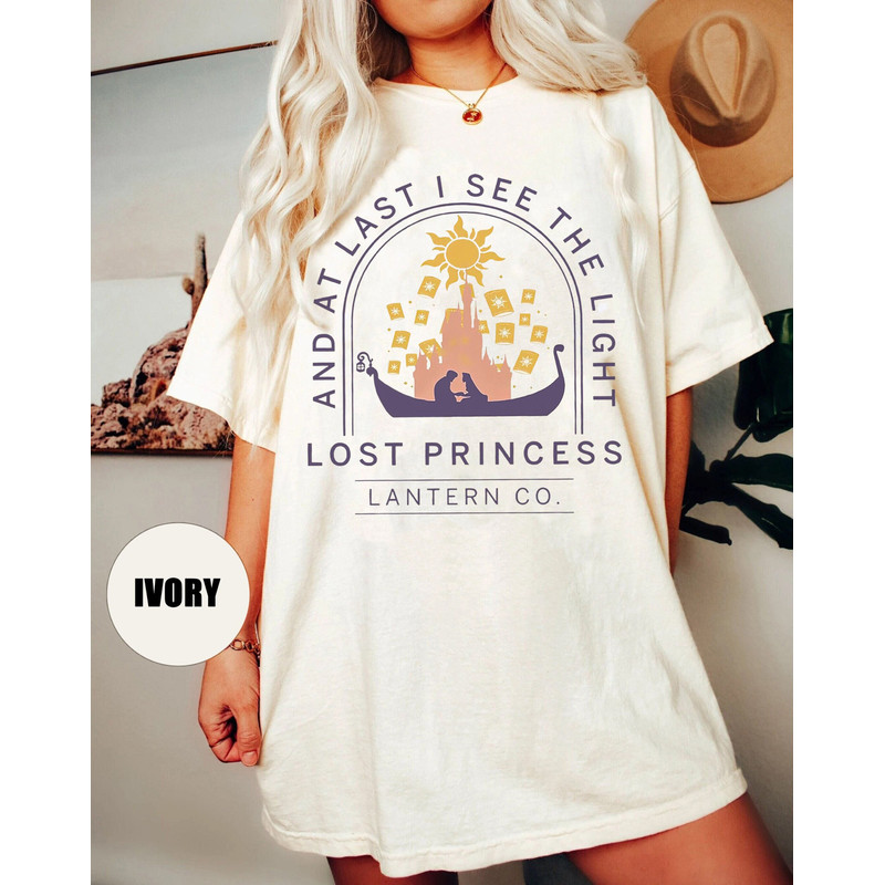 Disney Tangled Rapunzel Comfort Colors Shirt, Rapunzel and Flynn Shirts.jpg