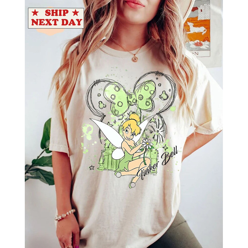 Disney Water Colors Tinker Bell Shirt, Tinkerbell Neverland Shirt, Dis.jpg