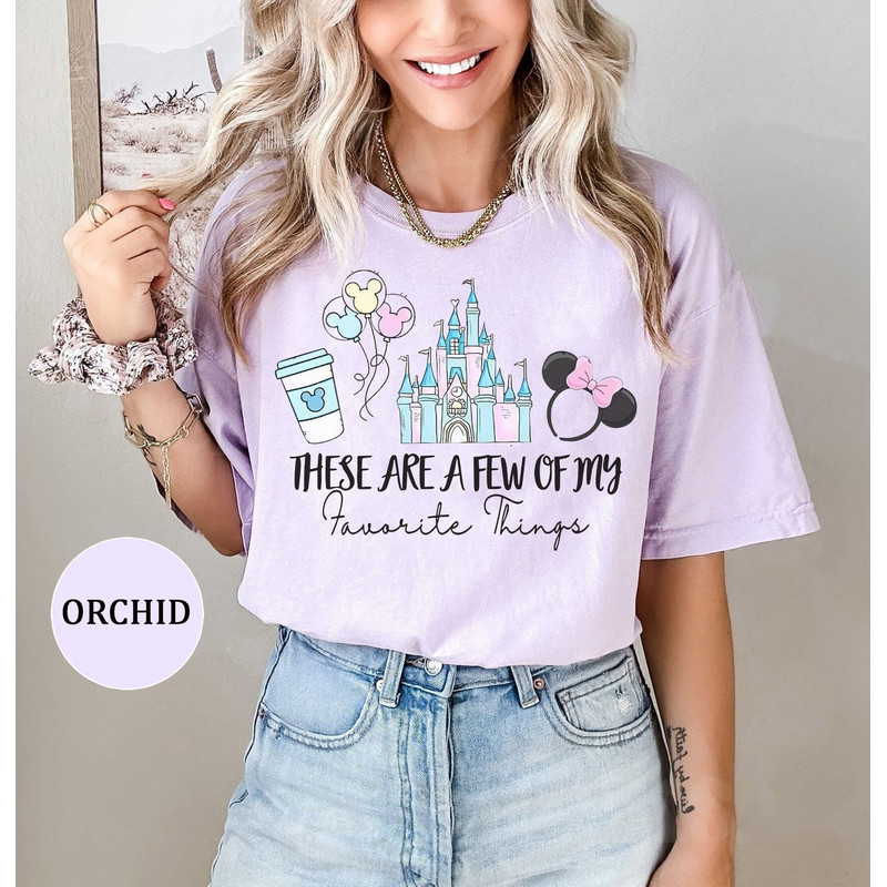 Disney World Castle Comfort Colors Shirt, There are a few of my favori.jpg