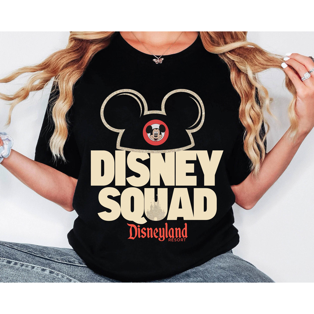 Mickey Mouse Hat Disney Squad Comfort Colors Shirt, Retro Disney Famil.jpg
