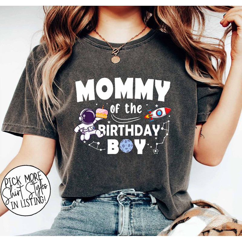 Mommy Of The Birthday Boy Shirt, Space Astronaut Birthday Mom Shirt, R.jpg