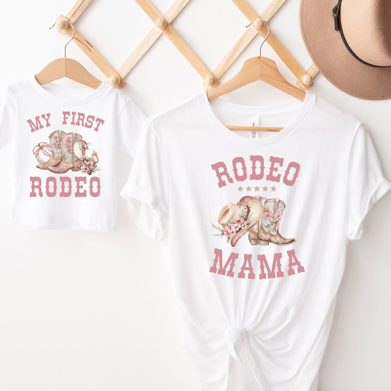 My First Rodeo Birthday Shirt, Pink Rodeo 1st Birthday Shirt, Wild One.jpg