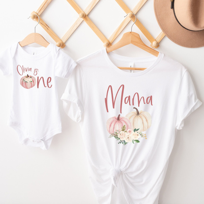 Pink Pumpkin Birthday Family Shirts, Pumpkin 1st Birthday Outfit, Matc.jpg
