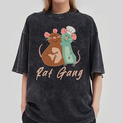 ratatouille remy and emile rat gang comfort colors shirt, ratatouille