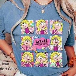 retro 90s lizzie mcguire comfort colors shirt, funny disney lizzie t-s