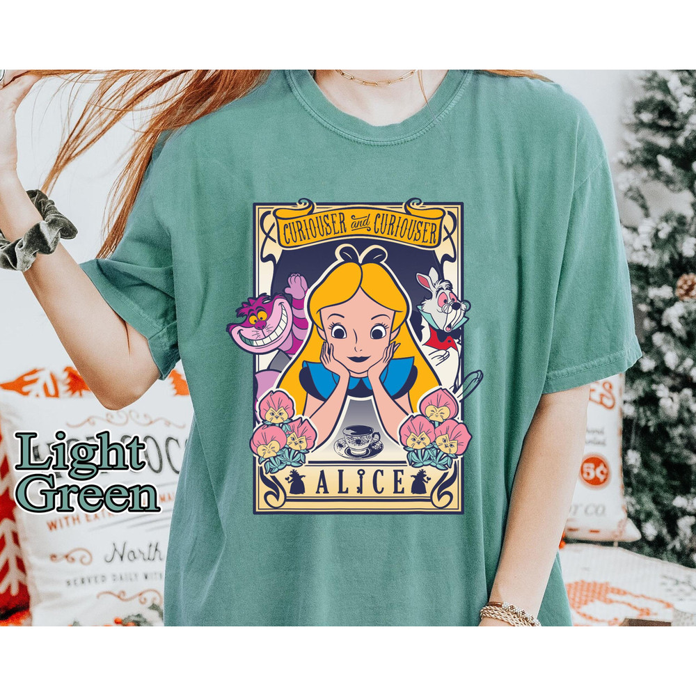 Retro Alice In Wonderland Curiouser And Curiouser Tarot Card Comfort C.jpg