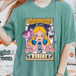 retro alice in wonderland curiouser and curiouser tarot card comfort c