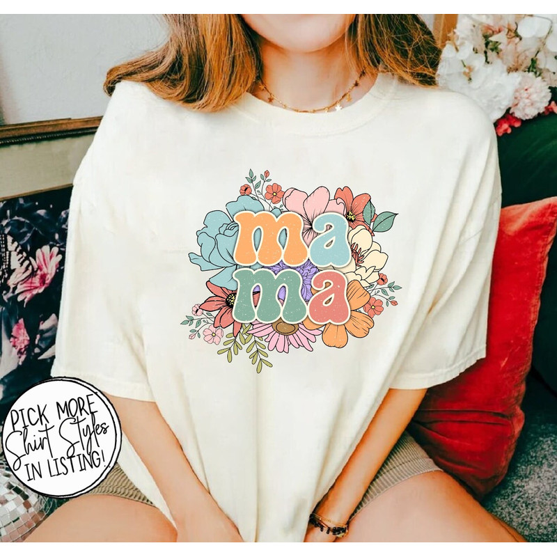 Retro Groovy Mama Flower Shirt, Mommy Shirt, Gift For Mom Mothers Day, Mama Flower Shirt, Gift For Grandma Shirt.jpg